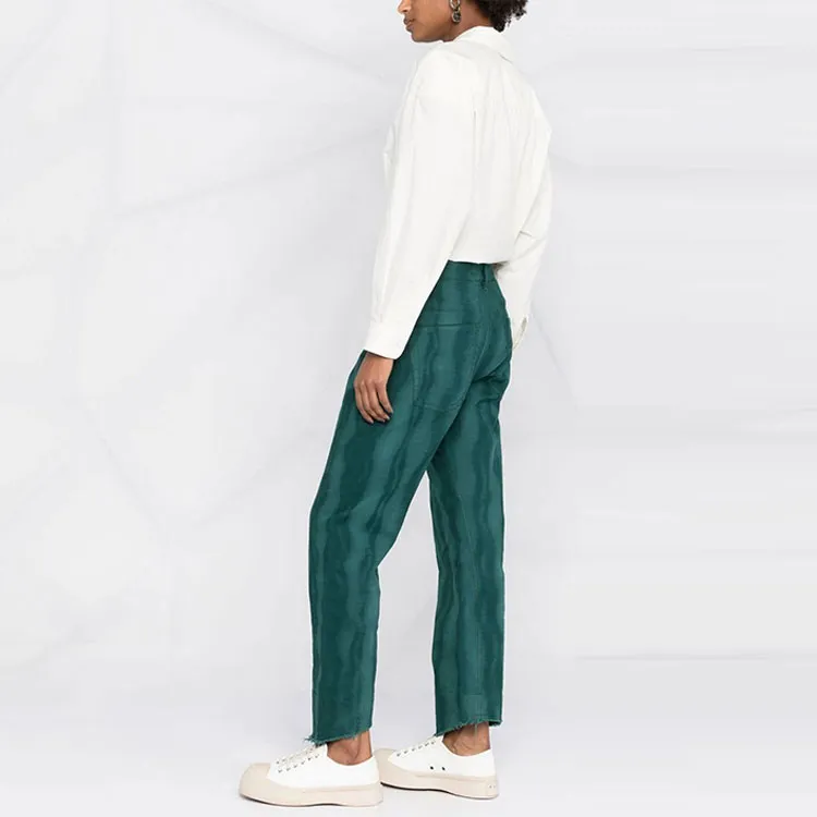 JIL SANDER Knitted Sweatpants Women's Green-3