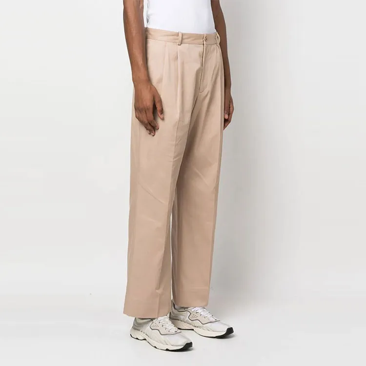 Acne Studios Casual Pants Men Khaki-4