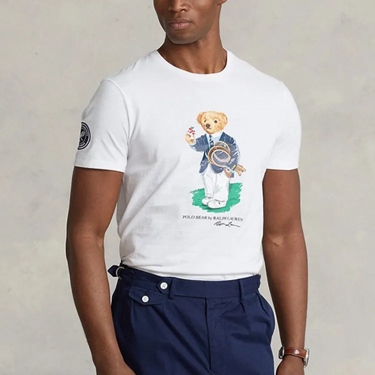 Polo Ralph Lauren T Shirts Men White-3