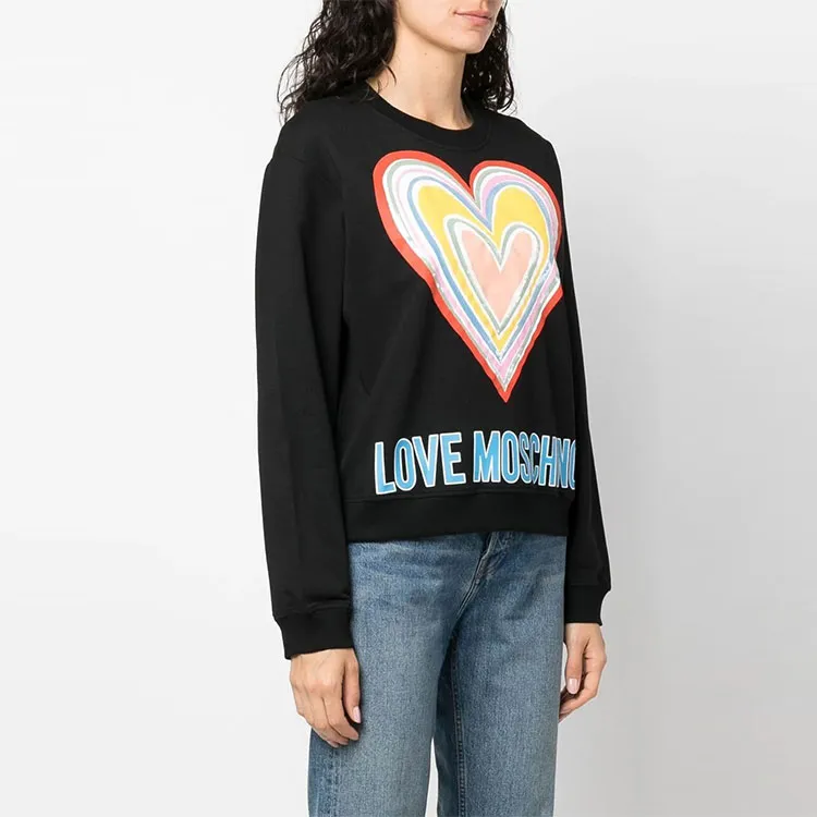 LOVE MOSCHINO Sweatshirts Women's Black-3