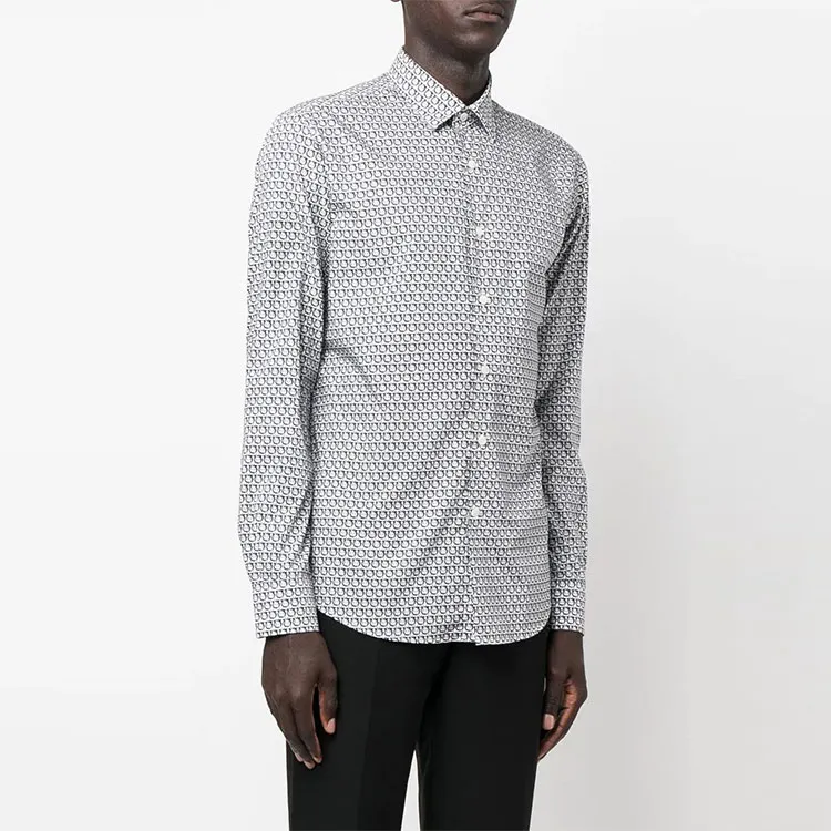 Ferragamo Shirts Men White-1