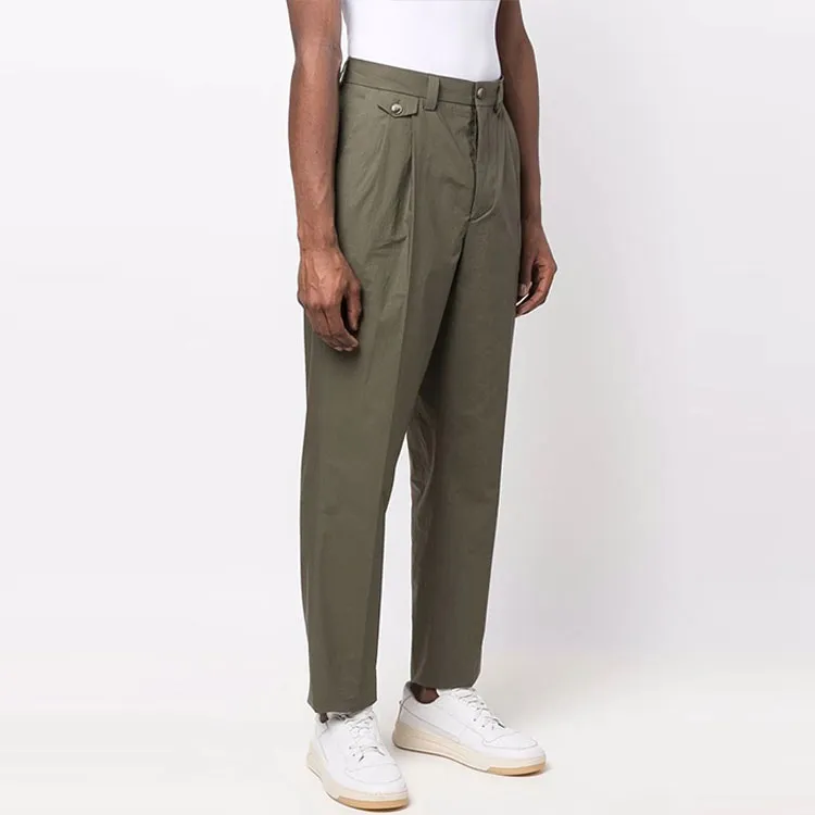 NANUSHKA Casual Pants Men Green-3