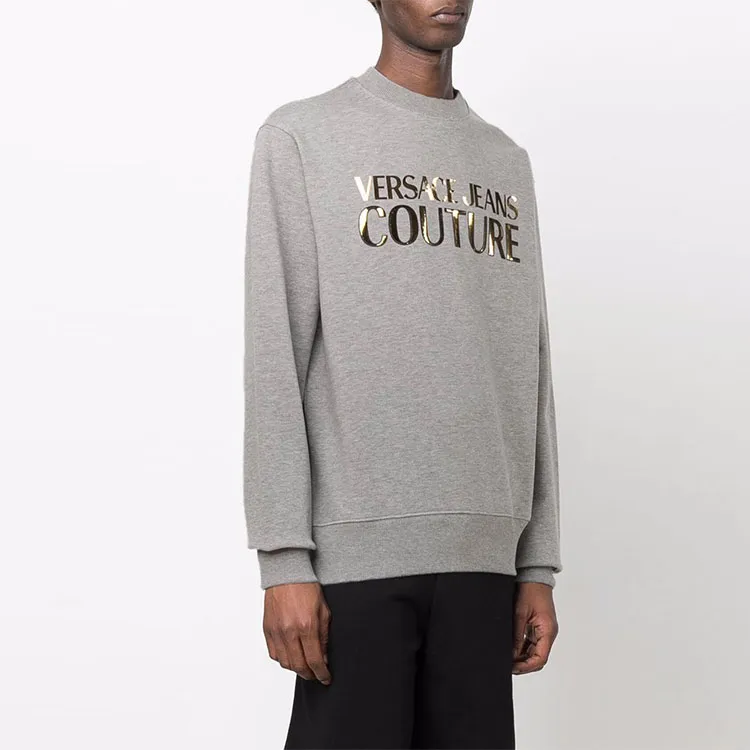VERSACE JEANS COUTURE Sweatshirts Men Gray-4