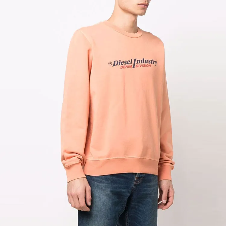 DIESEL Sweatshirts Men Orange-3