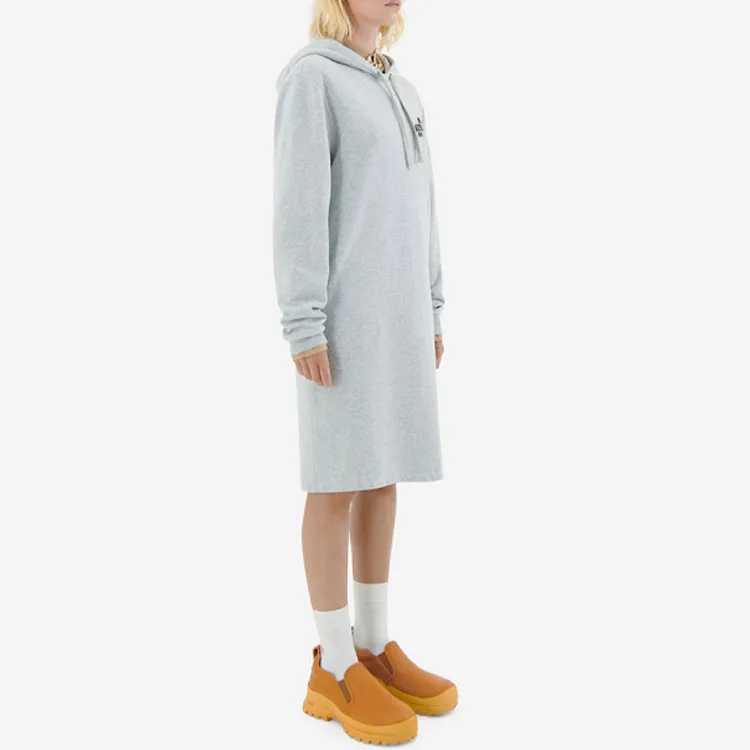 Maison Kitsune Long Sleeved Dresses Women's Gray-3