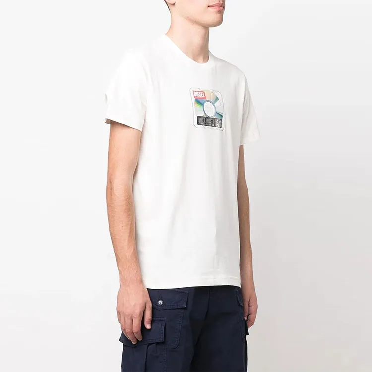 DIESEL T Shirts Men White-3