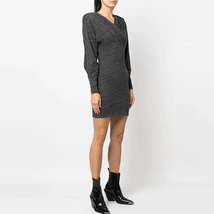 IRO NIGHT Long-Sleeved Dresses Women's Gray-3
