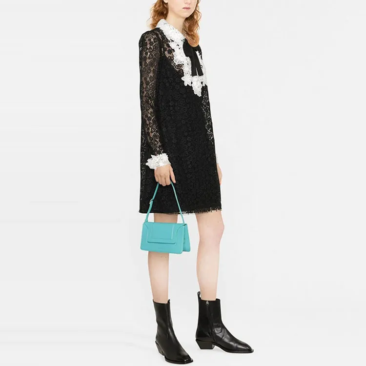 RED VALENTINO Long Sleeved Dresses Women's Black-3