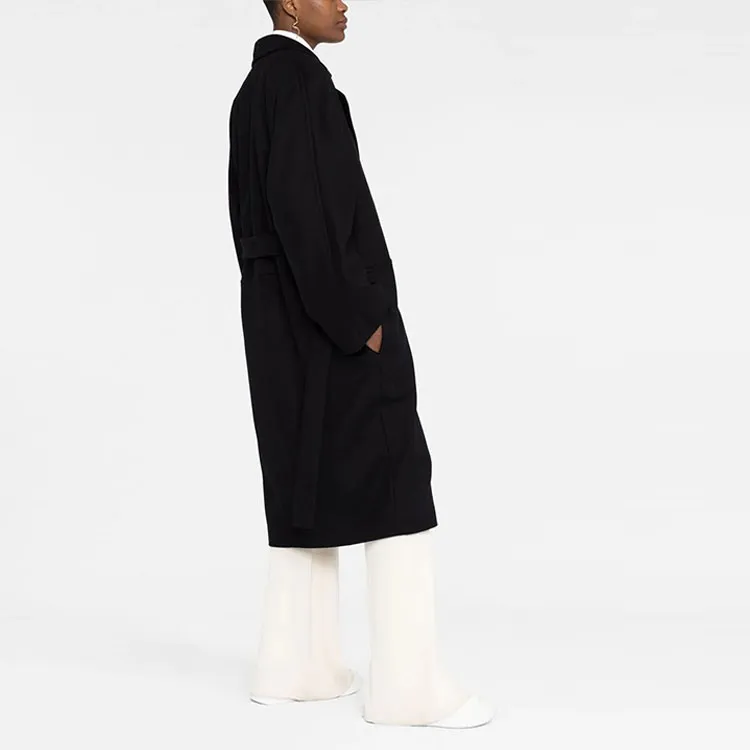 Stella McCartney Double Breasted Belted Mid Length Coat-3