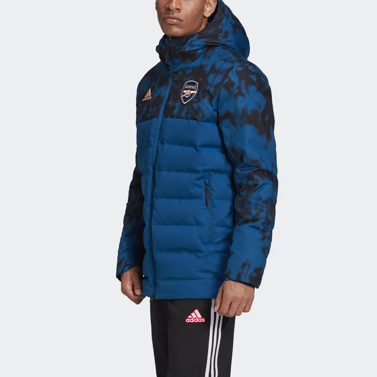 Adidas Arsenal Down Jacket Men's Blue-5