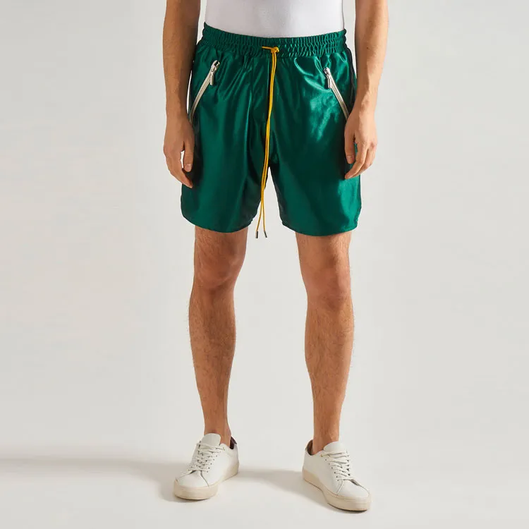 RHUDE Basketball Shorts Men Green-2