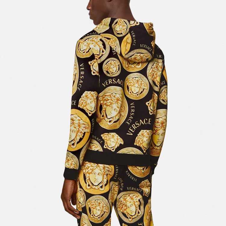 VERSACE Medusa Amplified Print Hoodie-4