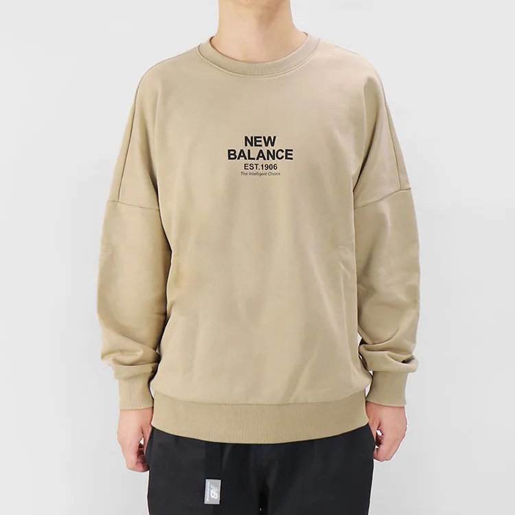 New Balance Sweatshirts Men Khaki-2