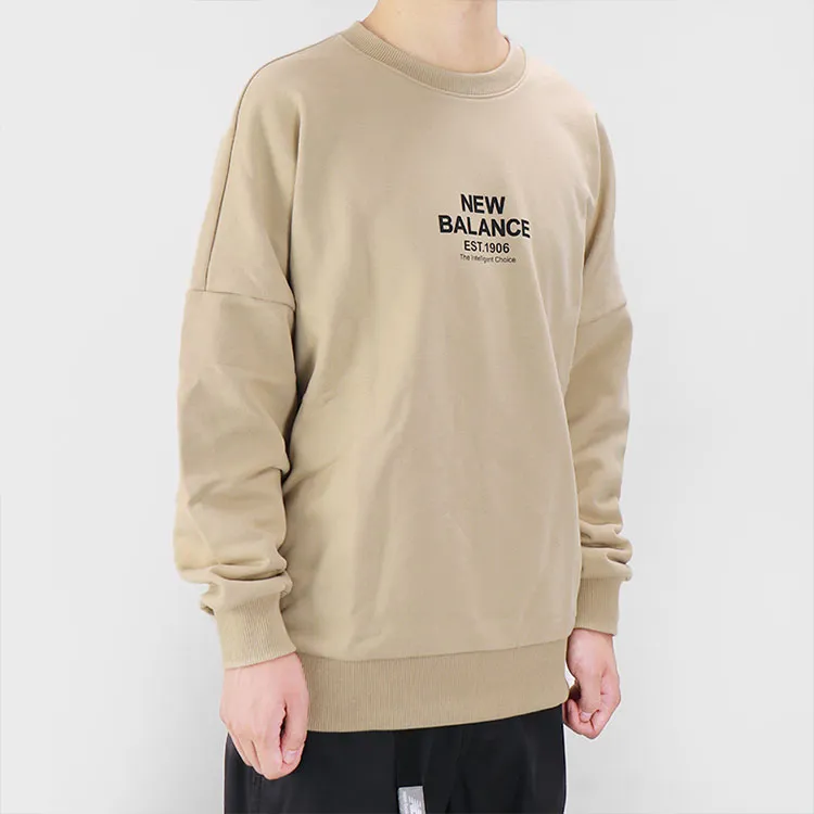 New Balance Sweatshirts Men Khaki-5