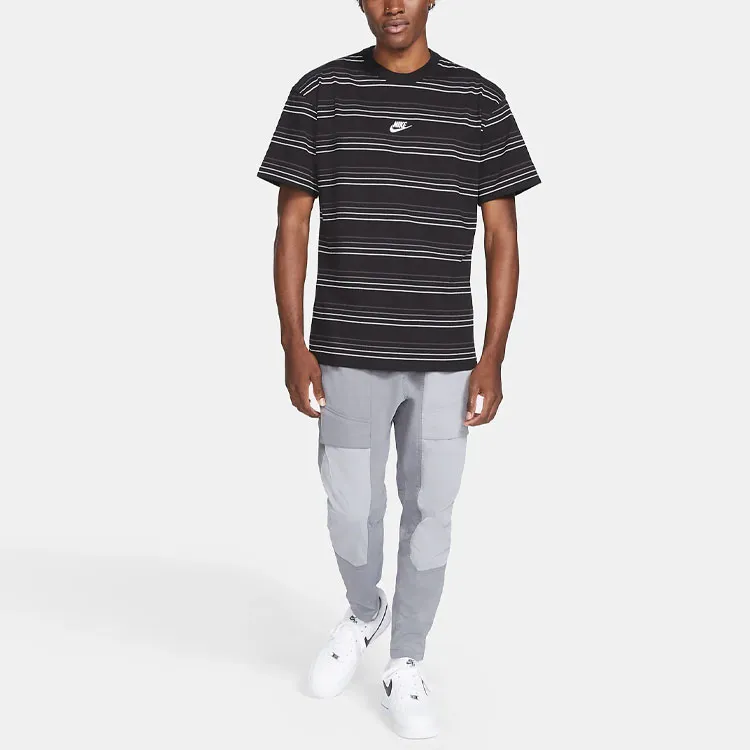Nike T Shirts Men Black-2