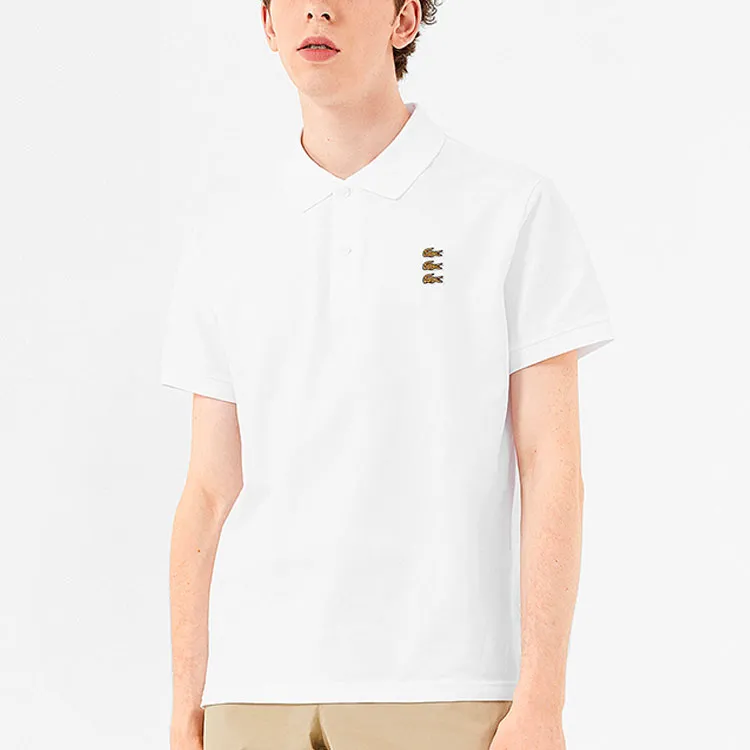 LACOSTE Polo Shirts Men White-3