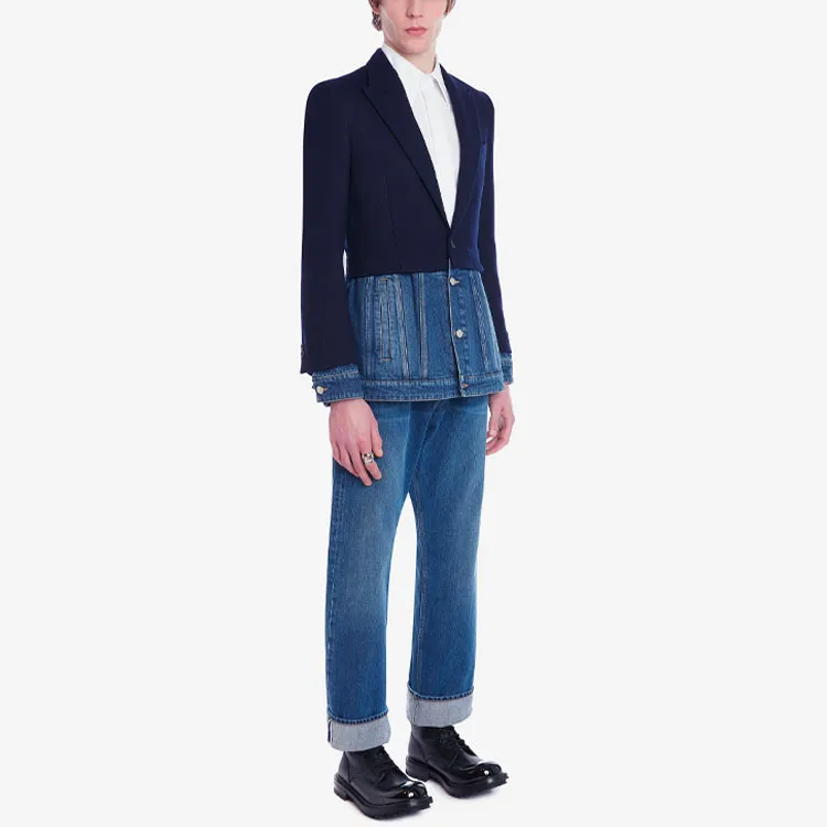 Alexander McQueen FW21 Jackets & Coats Men's Marine Blue-3