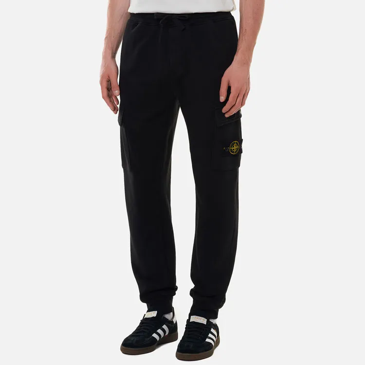 STONE ISLAND Cargo Pants Men Black-1