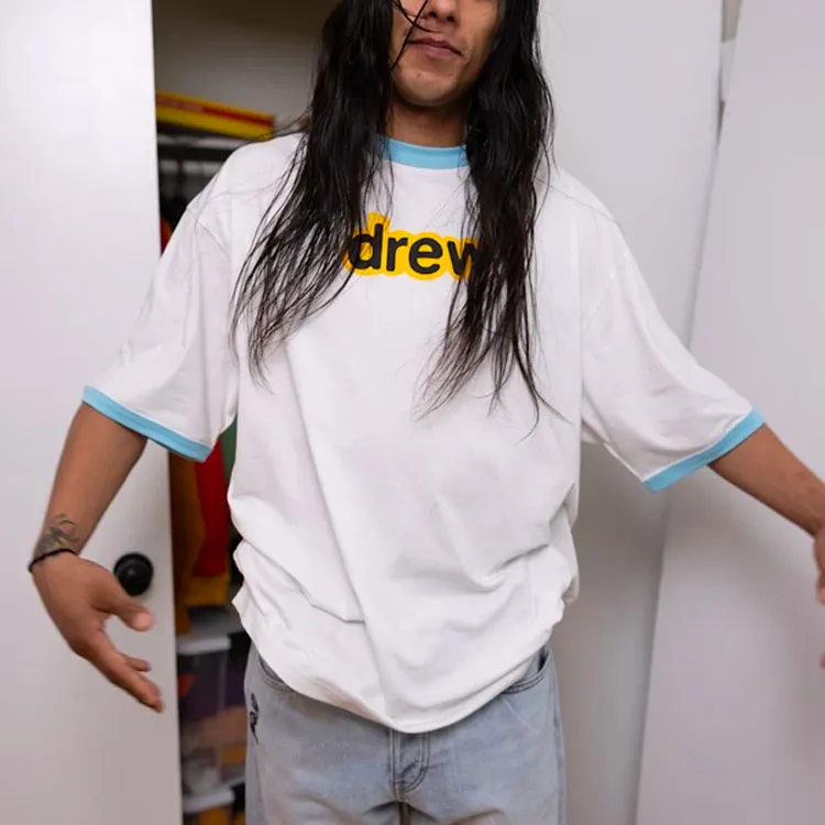 Drew House Oversized Secret Ss Ringer Tee-1