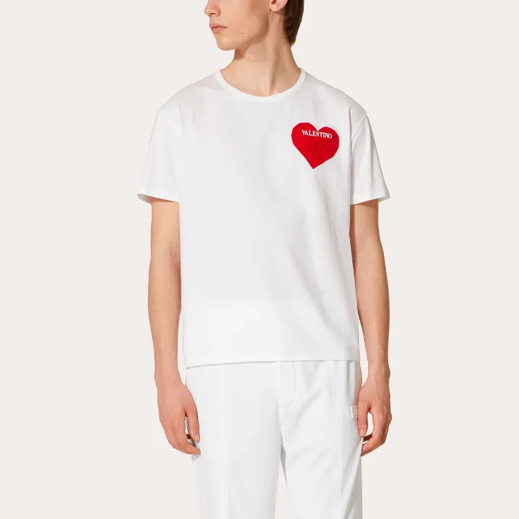 Valentino T Shirts Men White-1