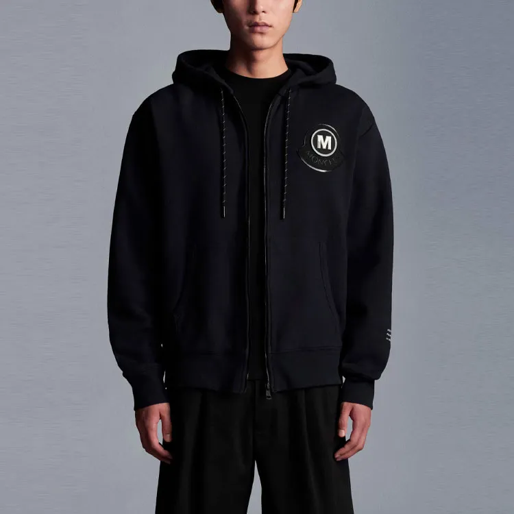 Moncler Sweatshirts Men Navy-1