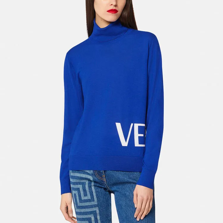 VERSACE Sweaters Women's Blue-1