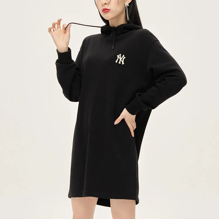 MLB Long Sleeved Dresses Women's Black-3
