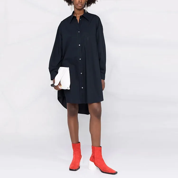 MM6 Maison Margiela Long Sleeved Dresses Women's Black-1
