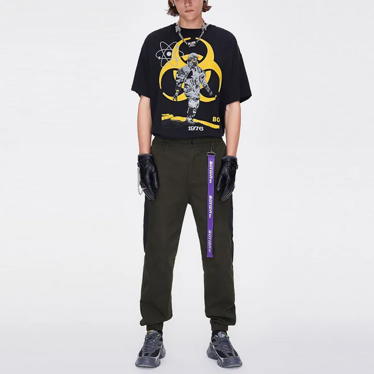 Boy London Casual Pants Unisex Green-2