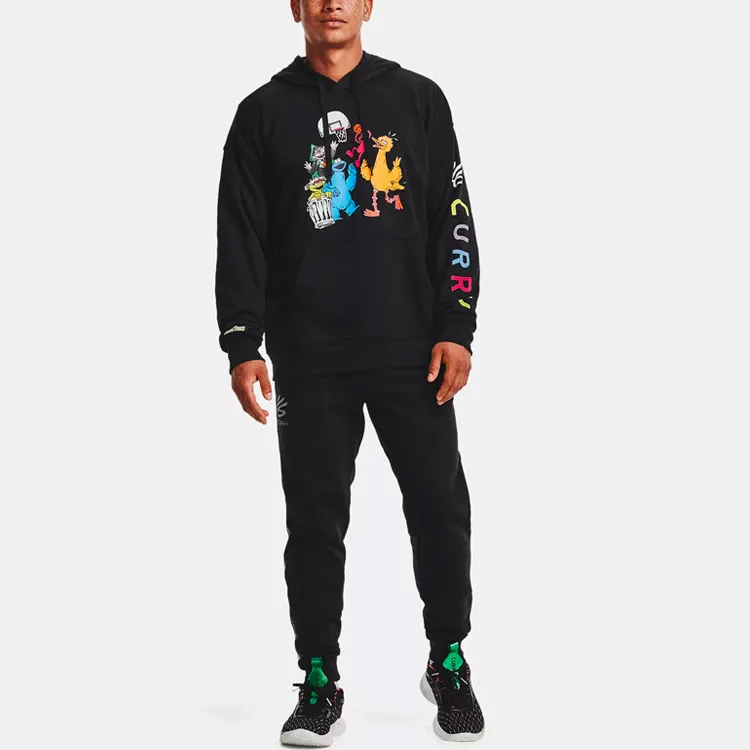 Under Armour Curry X Sesame Street Sweatshirts Men Black-3