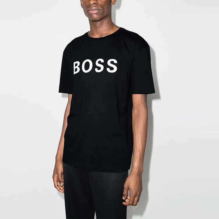 HUGO BOSS T Shirts Men Black-1