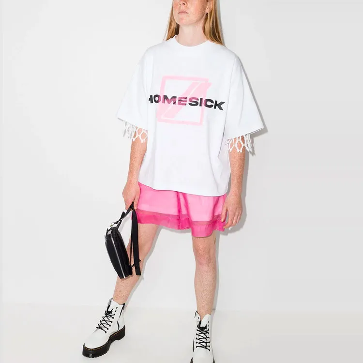WE11DONE T Shirts Unisex White-3