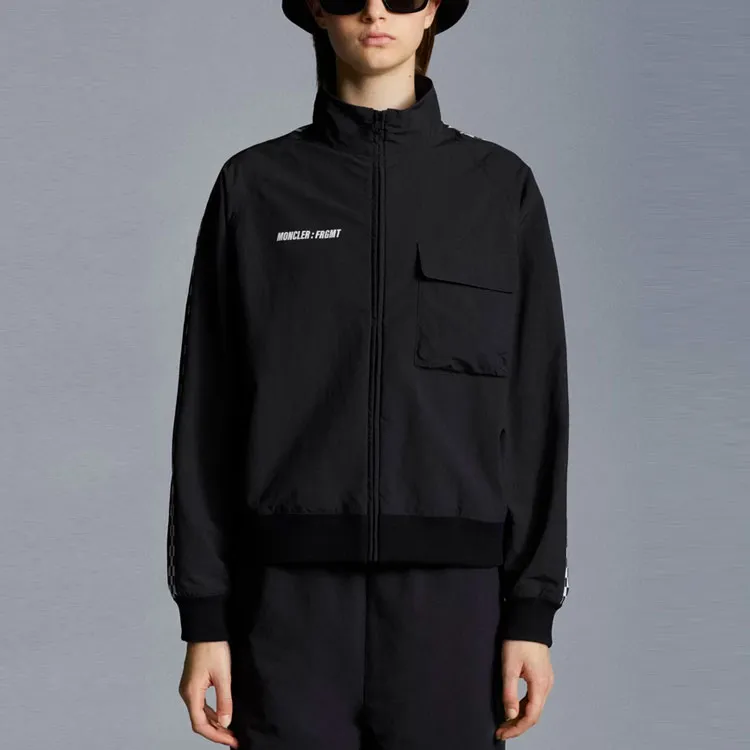Moncler X Fragment Check Bomber Jacket 'Black'-1