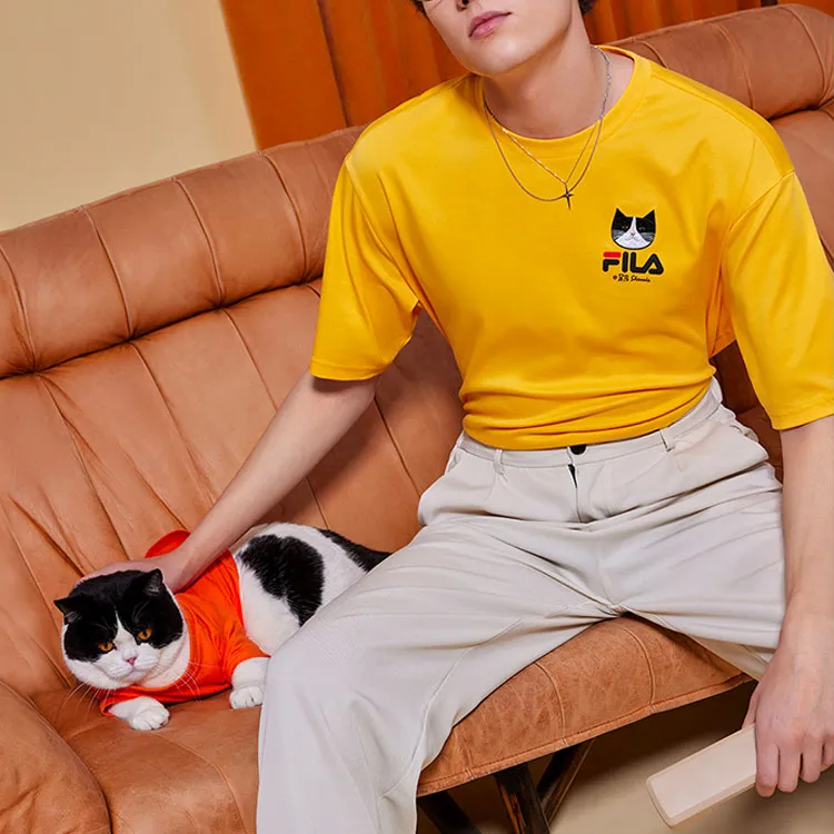 FILA T-Shirt Unisex Golden Bowl Yellow-3