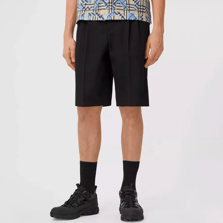 Burberry Casual Shorts Men Black-1