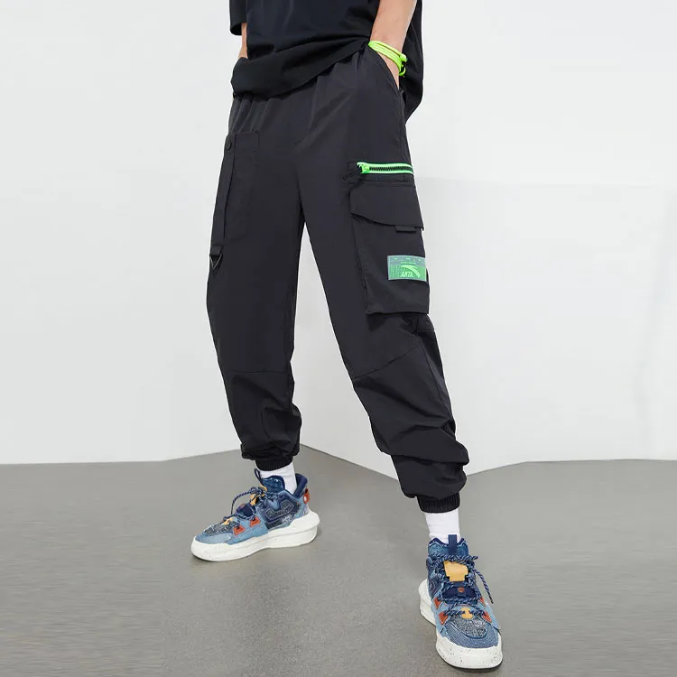 ANTA Cargo Pants Men Black-6