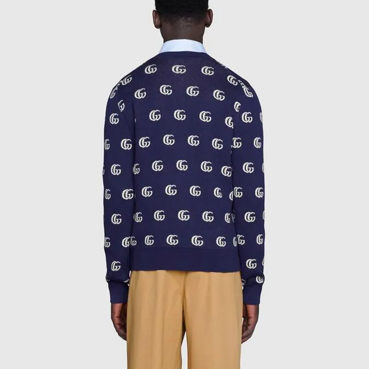 GUCCI Sweaters Men Blue-2