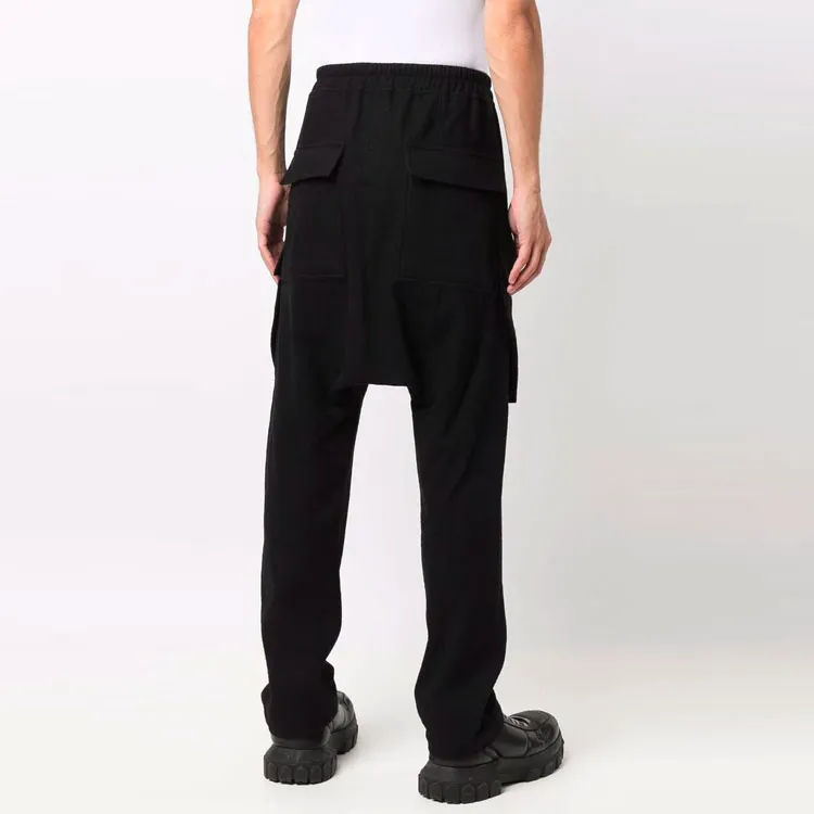 RICK OWENS Cargo Pants Men Black-4