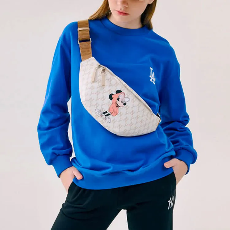 Disney X MLB X Disney Sweatshirts Unisex Blue-3