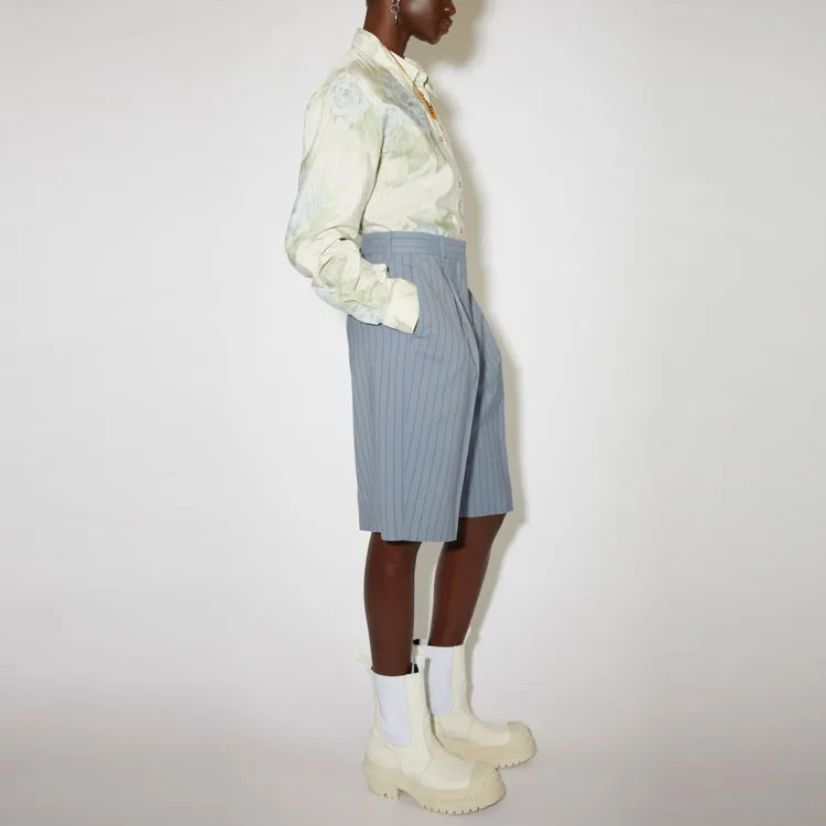 Acne Studios Casual Shorts Women's Light Blue-3