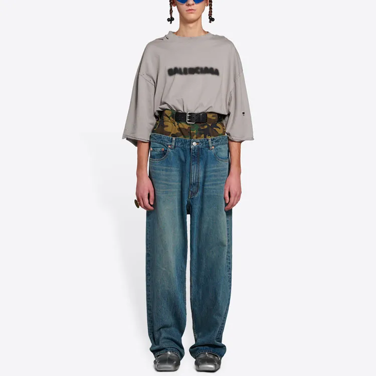 Balenciaga FW21 Jeans Men's Blue-2