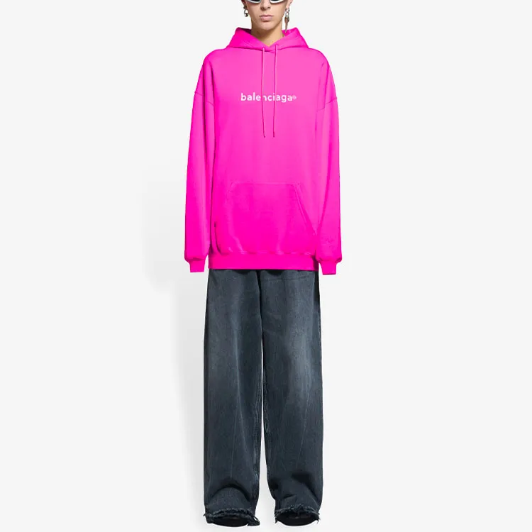 Balenciaga Copyright Hoodie 'Pink'-5