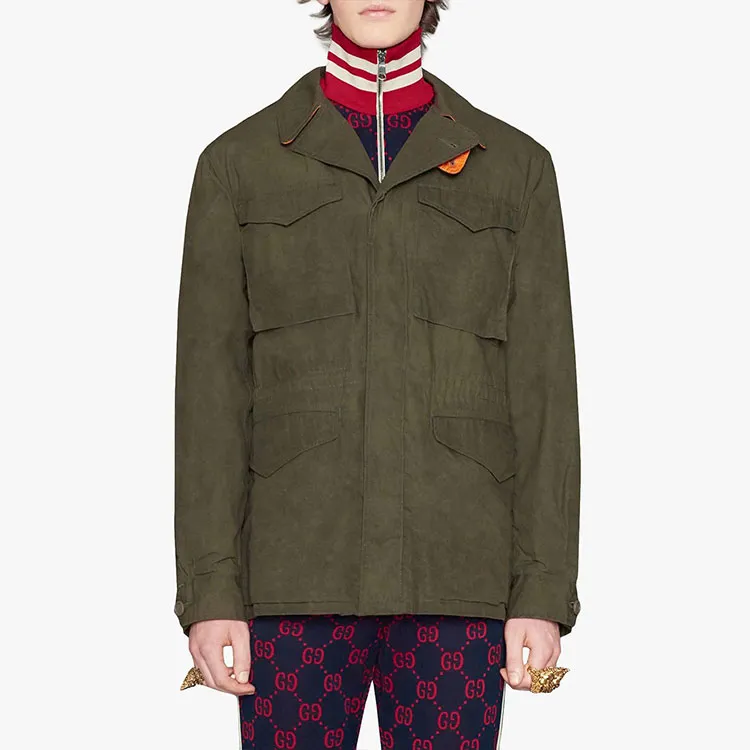 GUCCI Jackets Coats Men's Green-1
