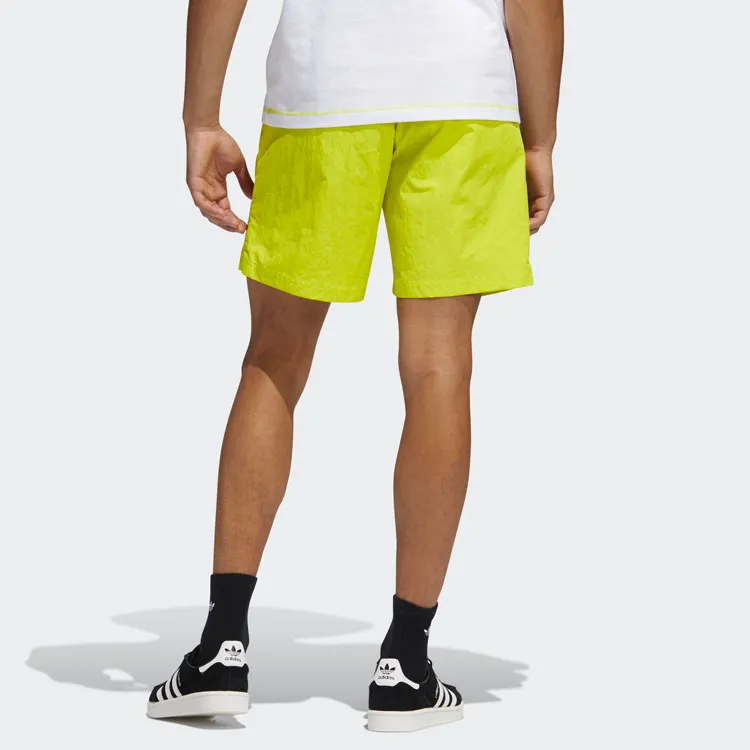 Adidas Originals Casual Shorts Men Yellow Green-2