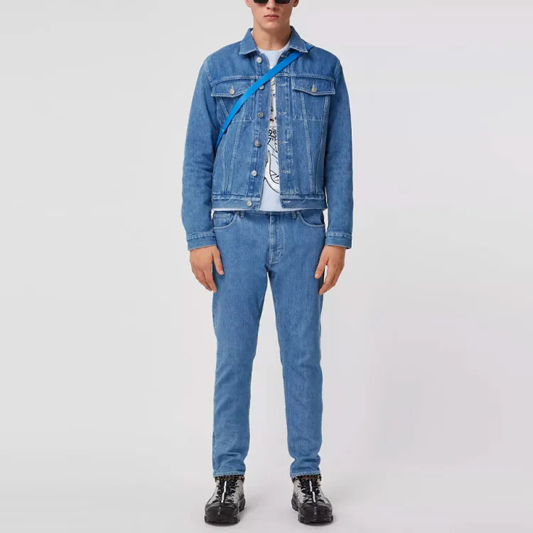 Burberry Denim Jacket Men's Blue-1