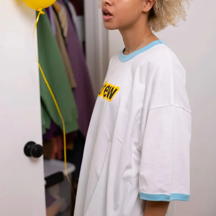 Drew House Oversized Secret Ss Ringer Tee-4
