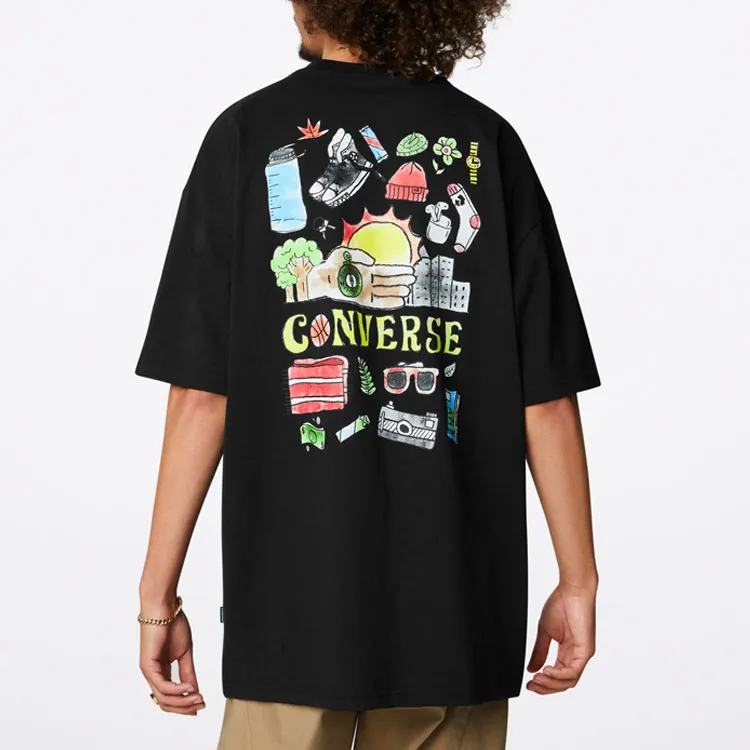 Converse DAYLIGHT KIT T Shirts Men Black-4