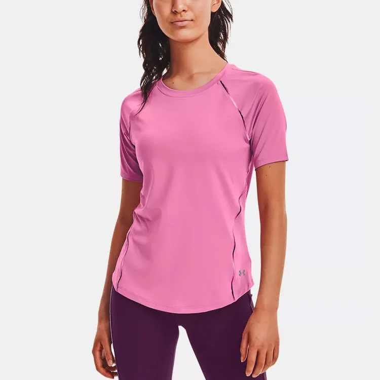 Under Armour Raglan Sleeve T Shirt Women's Pink-3