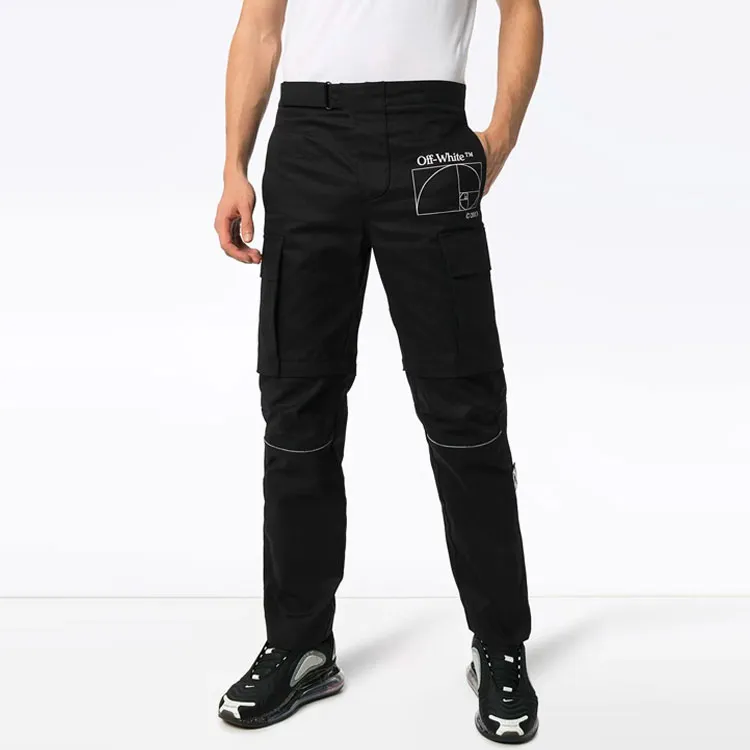 OFF WHITE Ss20 Casual Pants Men Black-2