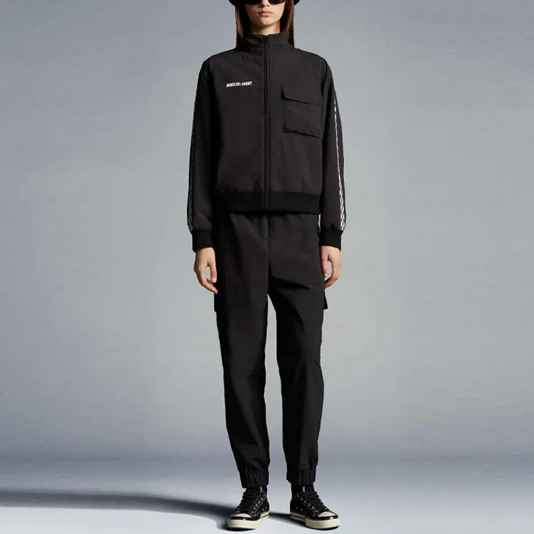 Moncler X Fragment Check Bomber Jacket 'Black'-3